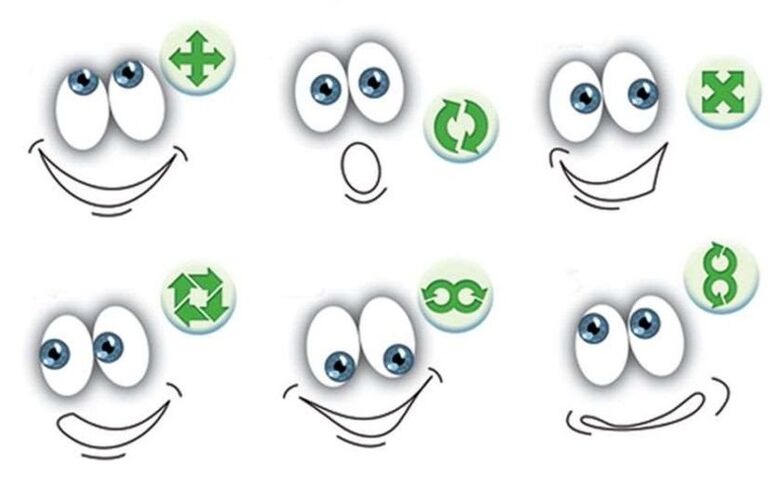 exercícios oculares para restaurar a visão